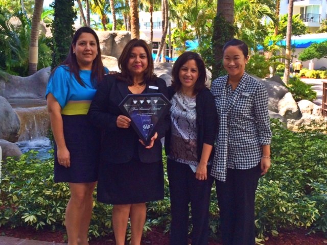 Aruba marriott obtains the prestigious 2014 aaa four diamond award 